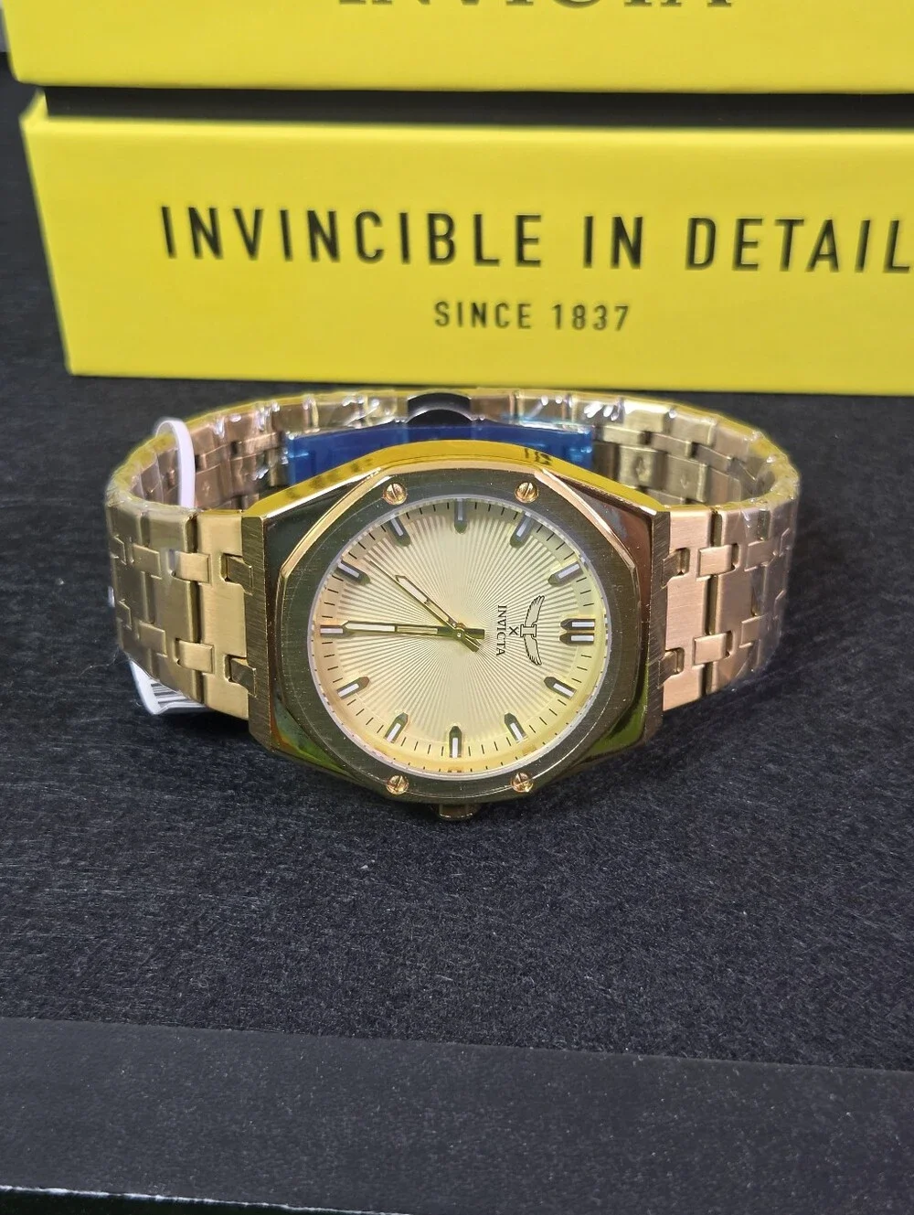 Invicta Specialty I Men’s Watch 69962 42mm Gold Tone Stainless Steel New Boxed